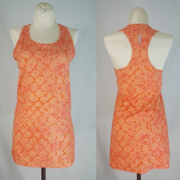 Zella Womens Small Athletic Activewear Racerback Tank Top Orange - Picture 1 of 5